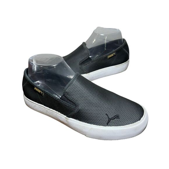 Women’s puma softfoam slip on shoes size 9 black - Picture 3 of 5